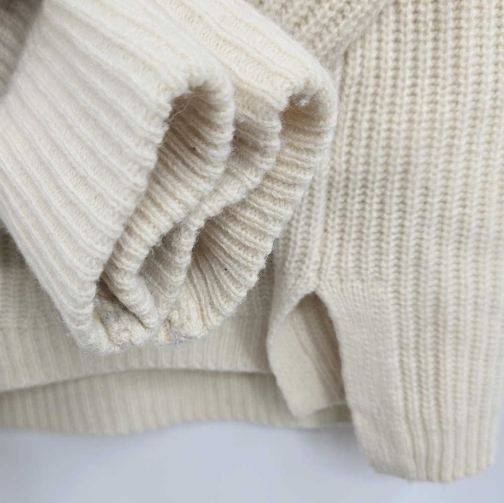 Madewell Sweater Fisherman reSourced Cashmere Ribbed - Picture 6 of 12